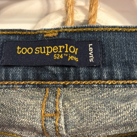 Levi’s Too Superlow 524 Flare Jeans - Picture 2 of 4